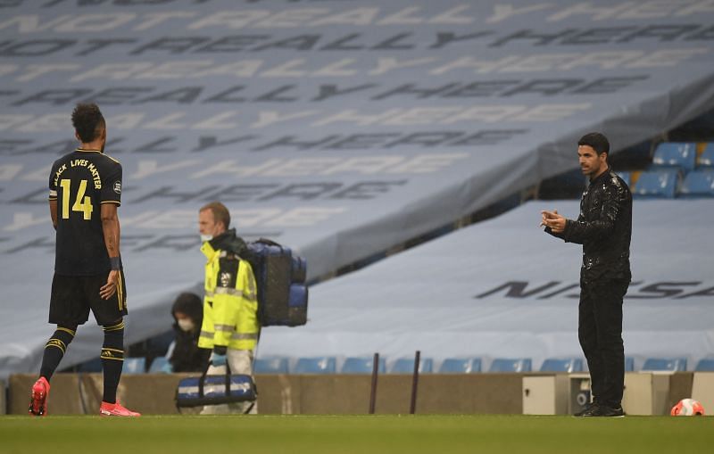 Arsenal boss Mikel Arteta spoke about Aubameyang’s omission on Sunday.